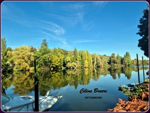 Maison à vendre 3 pièces JUZIERS - ILE PRIVEE + VUE SEINE (78)