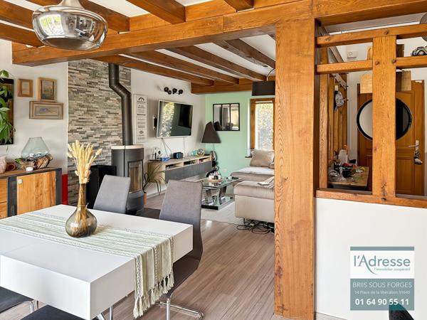 Centre-ville de Briis sous forges - Maison 3 chambres + bureau 417m² de terrain