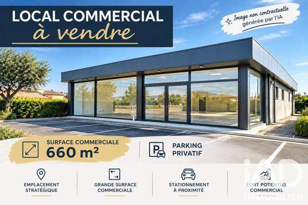 Murs commerciaux  à vendre 660 m² Monteux