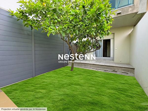 Studio - 21m² - Jardin 35m² - Ouest- Parking - Piscine