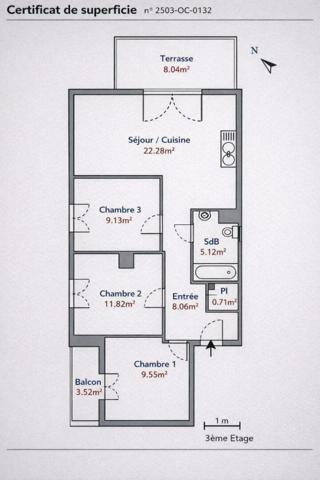 T4 + TERRASSE + BOX + VUE DEGAGEE