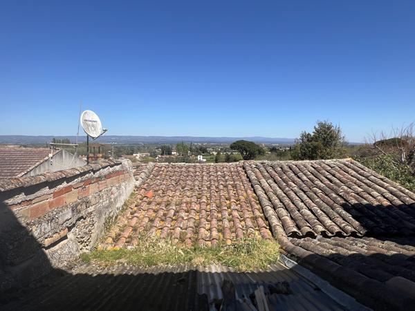 Villesiscle (11150) EXCLUSIVITE - VILLESISCLE - MAISON DE VILLAGE + GRAND GARAGE + COUR INTERIEURE + JARDIN NON ATTENANT