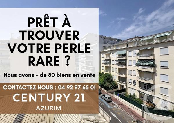 Appartement F2 à vendre  2 pièces - 48,15 m 2   CANNES  - 06