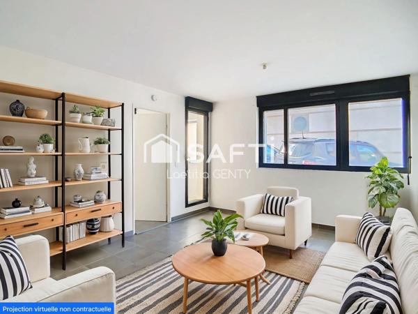 COLOMBES HYPER-CENTRE – 2 PIÈCES RÉCENT AVEC LOGGIA