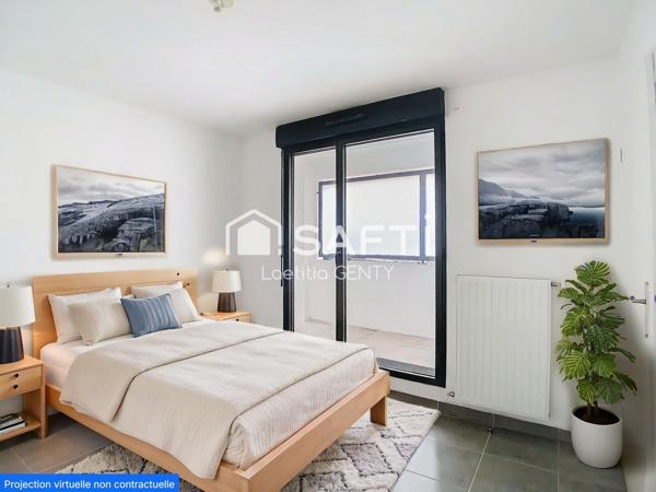 COLOMBES HYPER-CENTRE – 2 PIÈCES RÉCENT AVEC LOGGIA