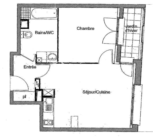 COLOMBES HYPER-CENTRE – 2 PIÈCES RÉCENT AVEC LOGGIA