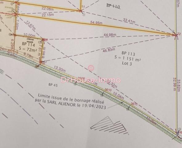 Terrain à vendre de 1 151 m²