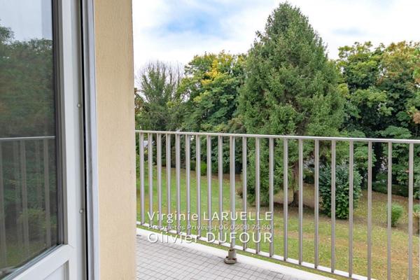 Rouen Appartement avec balcon, 2 chambres, cave, place parking et garage