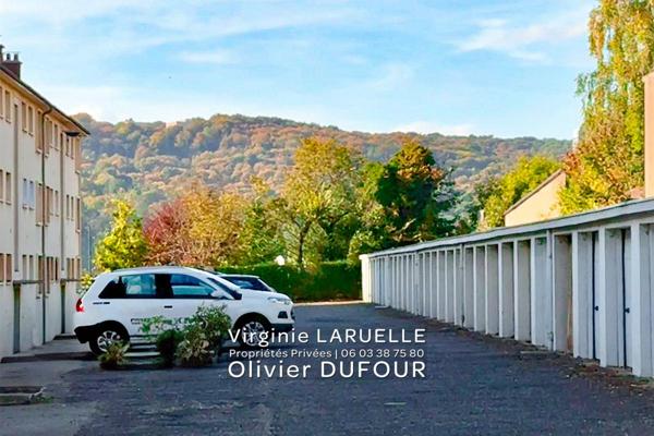 Rouen Appartement avec balcon, 2 chambres, cave, place parking et garage