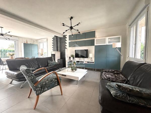Maison ÉTAPLES de 93 m2, 4 chambres, sous sol, garage et jardin