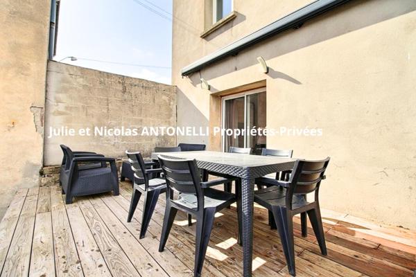 Saint Just Malmont 43240 Maison de village 88m² habitables (96m2 au sol), 3 chambres avec terrasse et jardinet