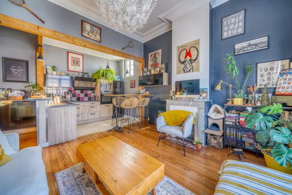 La Teste-de-Buch (33260) Appartement 3 pièces de 78m2 Carrez avec balconnet et jardin partagé