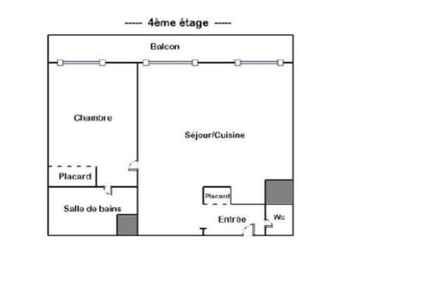 Appartement 2 pièces de 43 m² à Le Bourget (93350)