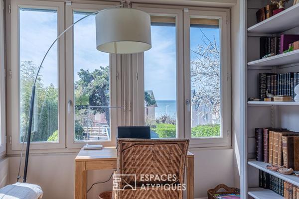 Villa balnéaire de charme avec vue mer