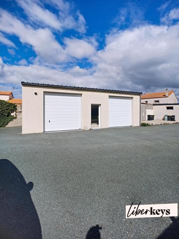 Garage 61m2 sur terrain viabilisé de +-515m2 