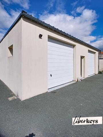 Garage 61m2 sur terrain viabilisé de +-515m2 