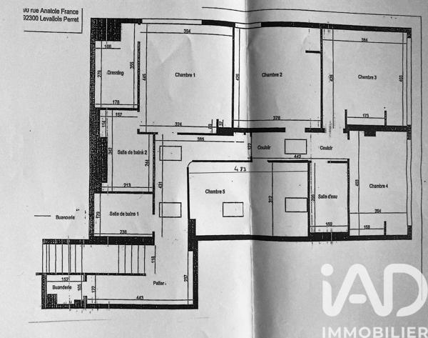 Appartement à vendre 6 pièces 199 m² Levallois-Perret