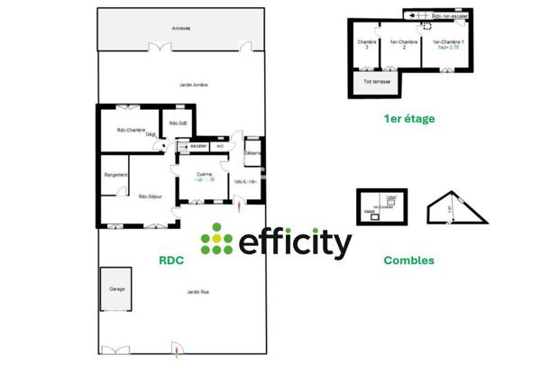 Maison
         5 pièces
        - 100 m² Exclusivité 299 500 € *