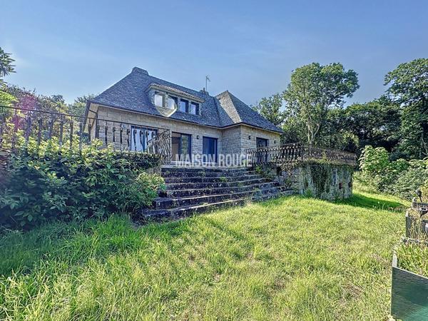 Propriété en pierres sur les bords de Rance