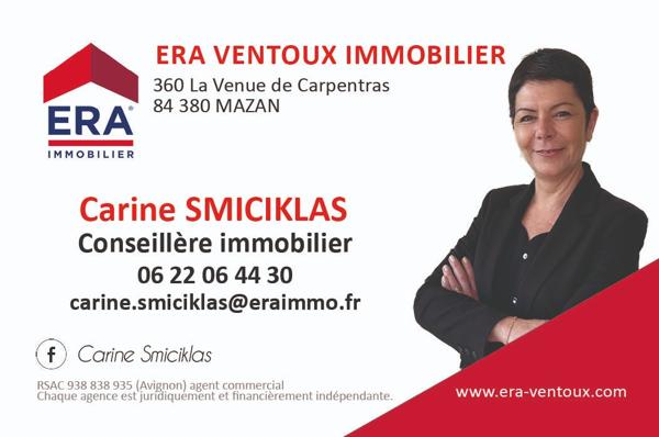 Maison - Malemort du Comtat  6p -150 m2 avec terrain