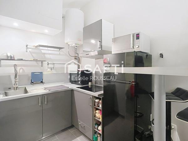 T2 cosy de 28 m² en vente loué à 850 m du RER A