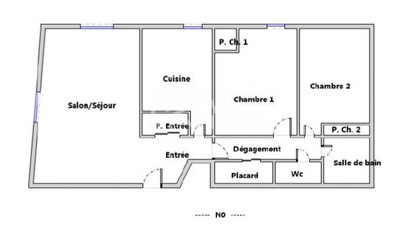 69003 LYON DAUPHINE LACASSAGNE LOCATION APPARTEMENT T3 74m2 + GARAGE