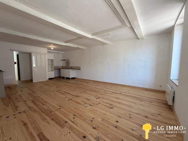 APPARTEMENT 120 M2, 3 CHAMBRES, GARAGE, CENTRE MIRAMBEAU