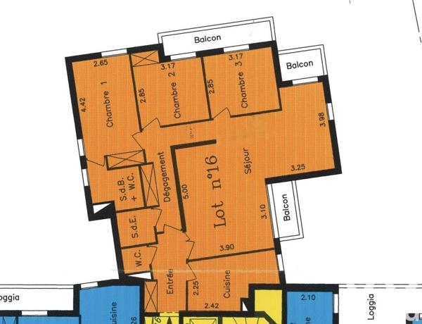 Appartement 5 pièces de 95 m² à Antony (92160)