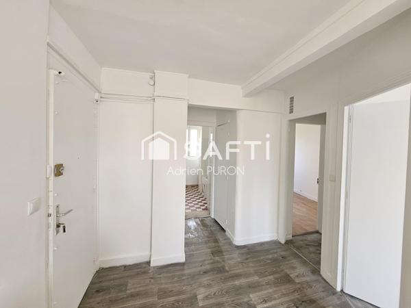 Beau 3 pièces lumineux et rénové – 52 m²- A saisir rapidement