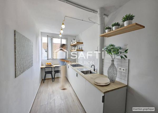 Beau 3 pièces lumineux et rénové – 52 m²- A saisir rapidement
