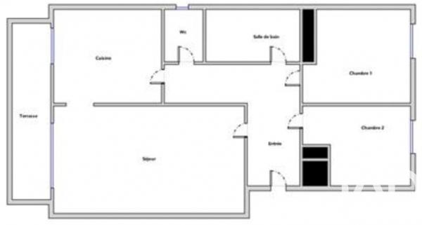 Appartement à vendre 3 pièces 62 m² Asnières-sur-Seine