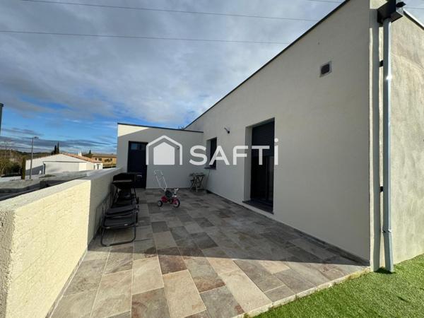 Villa contemporaine – Construction 2024 114 m² habitables | Terrain de 501 m² | Prestations haut de gamme à Cazilhac