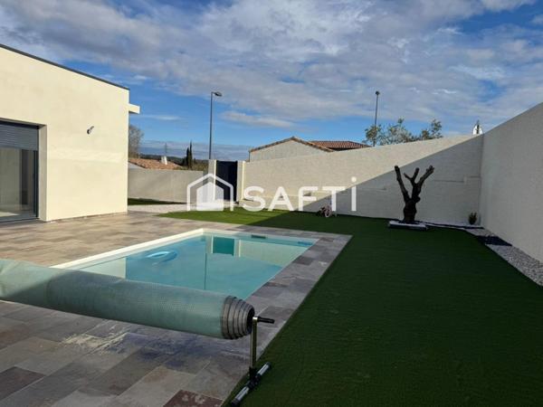 Villa contemporaine – Construction 2024 114 m² habitables | Terrain de 501 m² | Prestations haut de gamme à Cazilhac