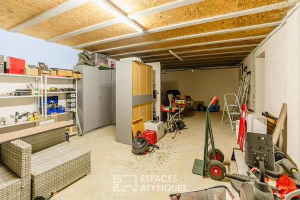 Villa moderne lumineuse avec terrasse dans un cadre paisible