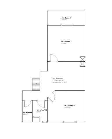 Appartement duplex 5 pièces PREVESSIN MOENS (01)