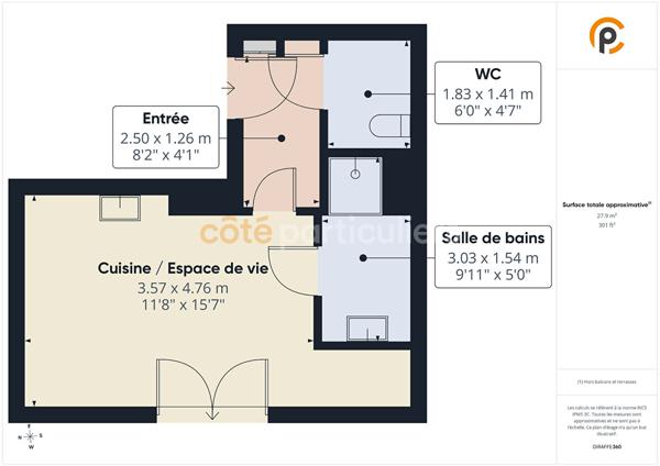 Vente
                Appartement27 m² - 1 Pièce -
                    CLAMART (92140)