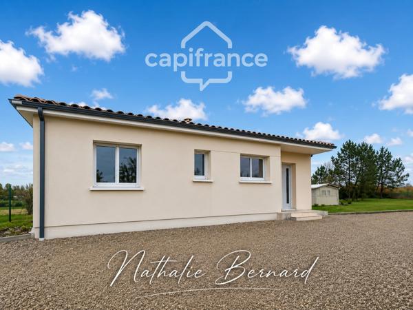 Maison contemporaine 95 m² avec terrain 1 239 m² – DPE A – Sainte-Livrade-sur-Lot (47)