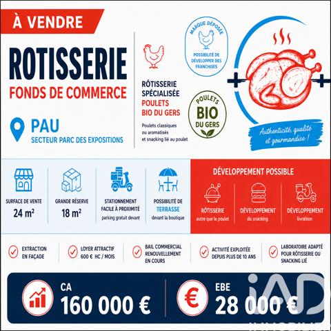 Alimentation​ à vendre 46 m² Pau