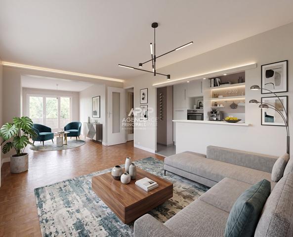 CHAVILLE - Beau 3/4 pièces traversant avec balcon 285 000 € **  - Référence  743-C