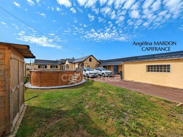 Maison à vendre PLAIN-PIED de 124 m² avec jardin, piscine et garage LE HAVRE SANVIC / RENAISSANCE