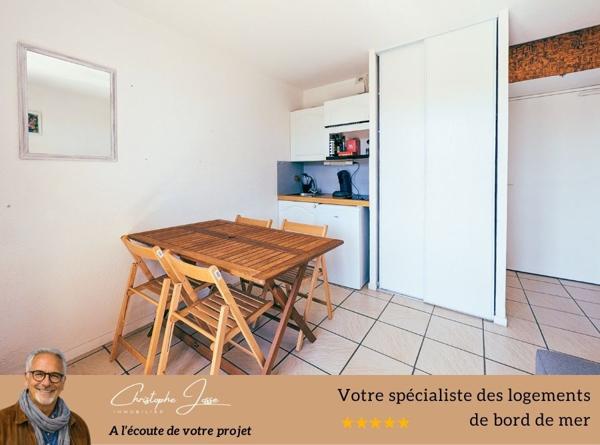 T2 avec terrasse et parking vue mer