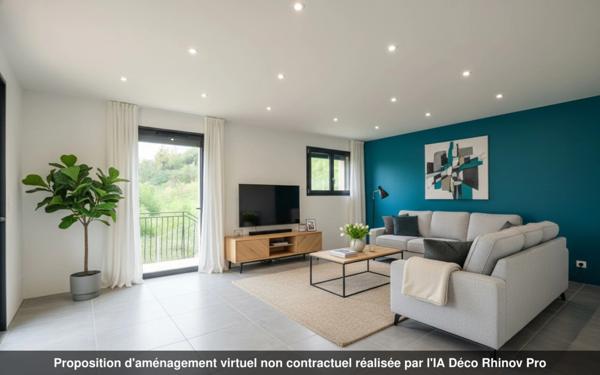 Maison 108 m² habitables - 3 chambres - sous sol complet - reconstruite à neuf.