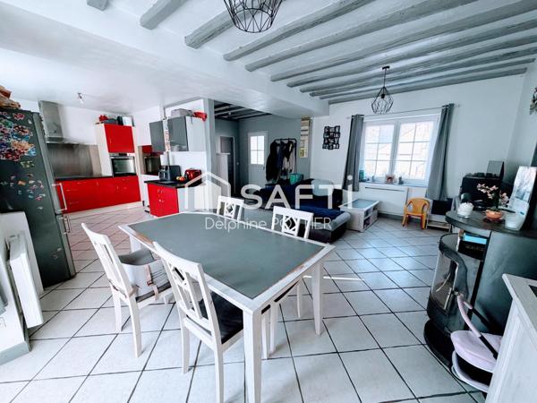 Maison 3 Chambres, terrain clos