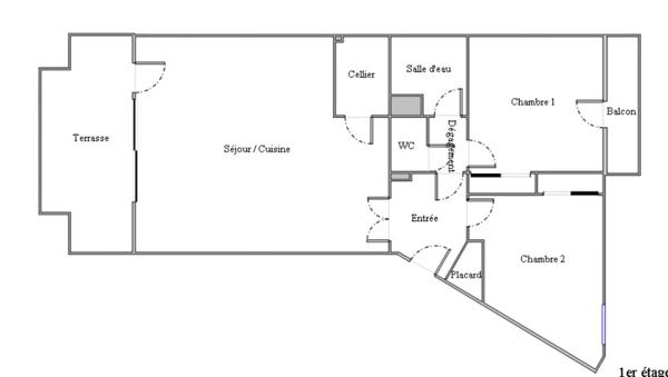 Saint-Raphaël centre-T3 76M2 -sejour 35M2 sud -garage parking A VOIR !!