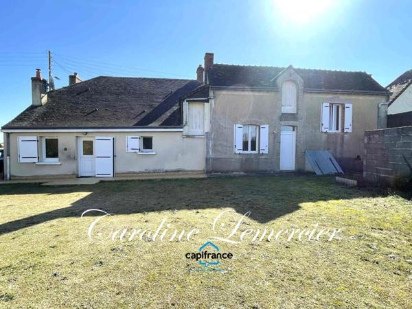 Maison à vendre 7 pièces proche de CONNERRE (72)la chapelle saint remy 133 m² habitables, 5 chambres, grange 70 m² terrain 2000 m²