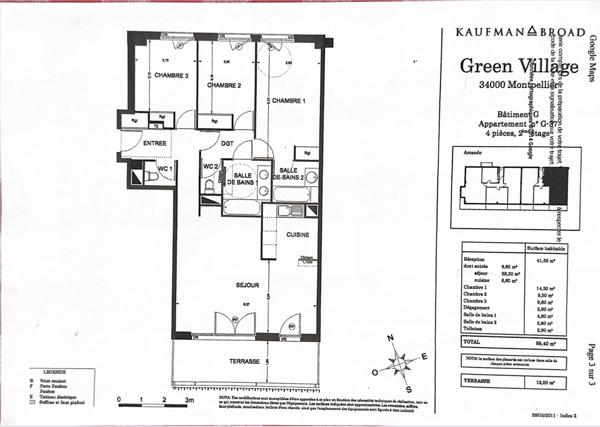 À vendre - T4, 4 pièces situé à Montpellier (34070)