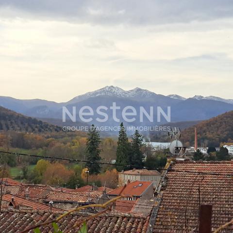 A VENDRE MAISON 6 PIECES AVEC JARDIN A LAROQUE D'OLMES