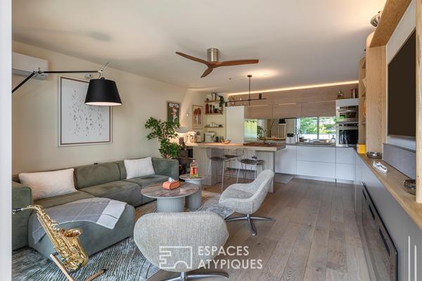 Appartement aux allures de suite hôtelière, entre océan et montagnes