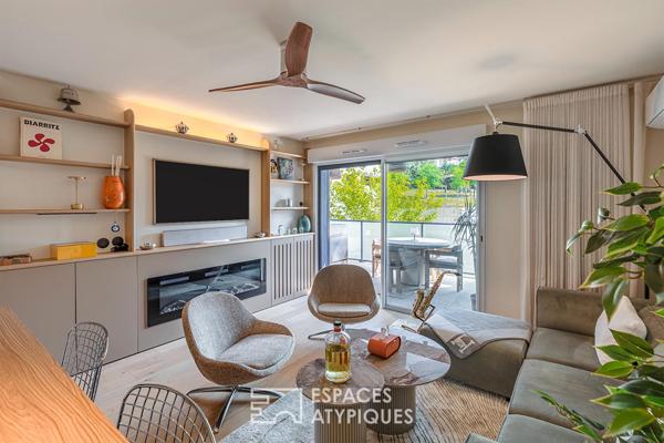 Appartement aux allures de suite hôtelière, entre océan et montagnes