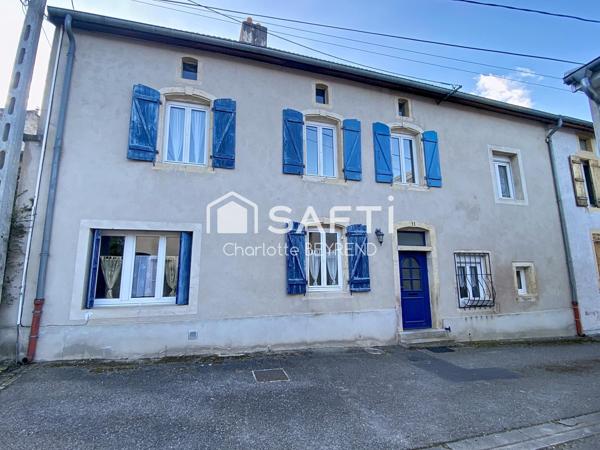 Maison Lorraine atypique de 160m2 avec patio, double garage et jardin de 360m2